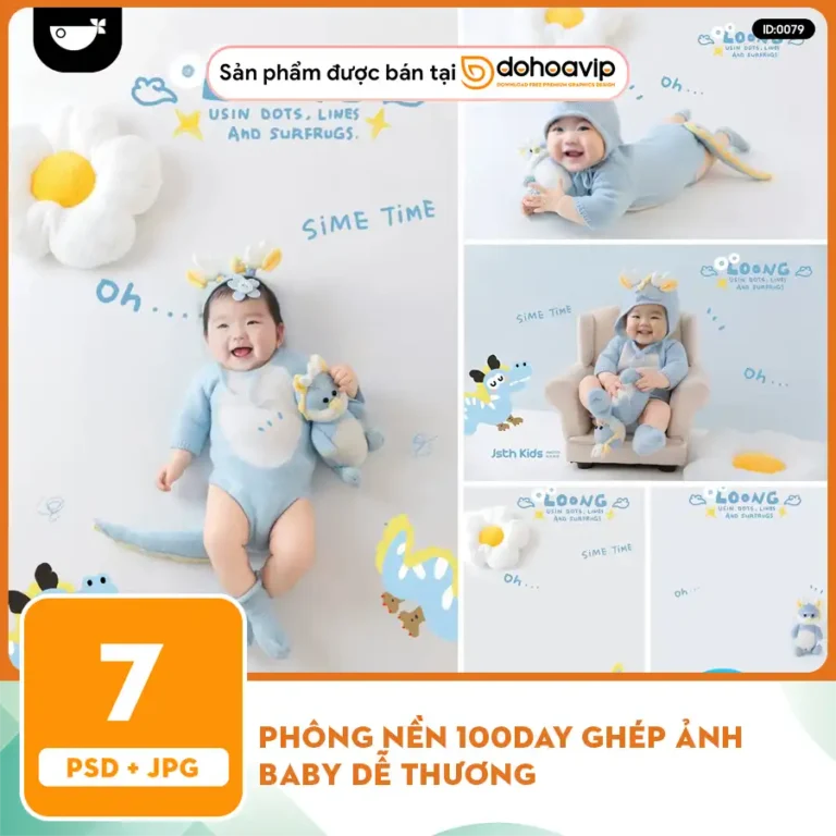 Phông nền 100day ghép ảnh